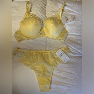 Simone Perele Reve Bra and panty set in Lemonade